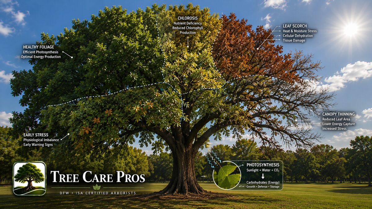 Canopy Disorders — Dallas–Fort Worth, Texas Canopy and foliage disorders affecting trees in Dallas–Fort Worth, Texas