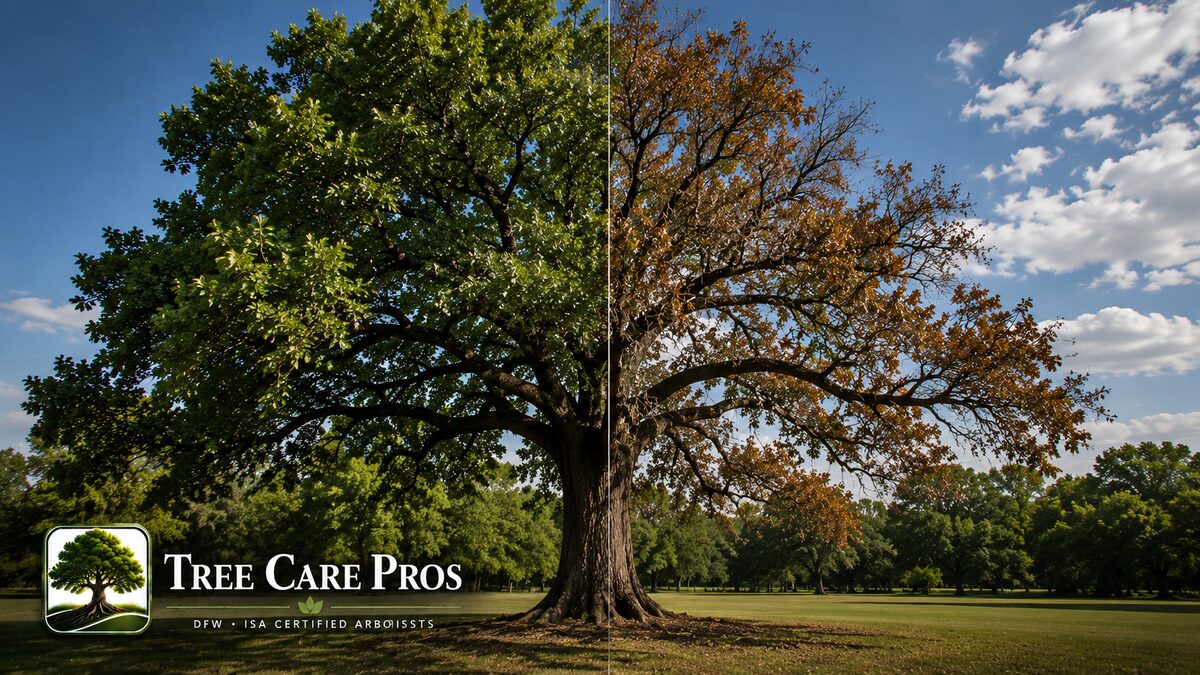 Tree Diagnosis Comparisons — Dallas–Fort Worth, Texas Side-by-side tree problem diagnosis comparisons for Dallas–Fort Worth, Texas